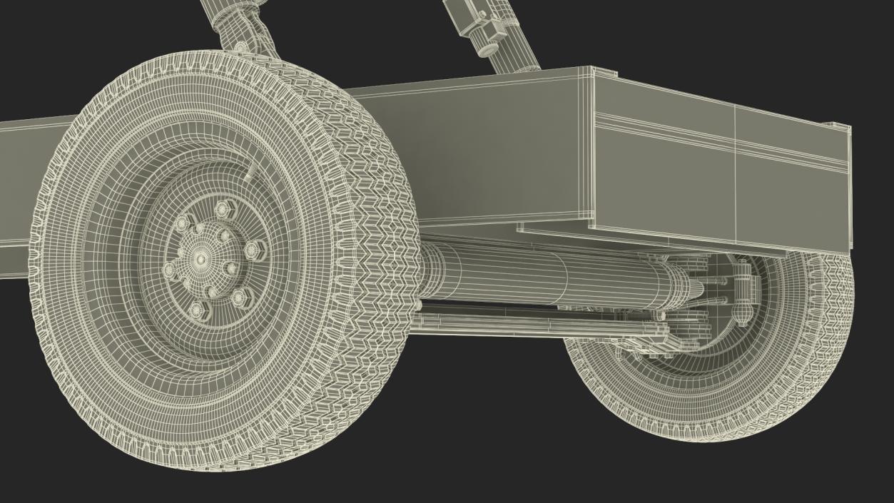 Airbus Delta with Passenger Boarding Stairs Car 3D