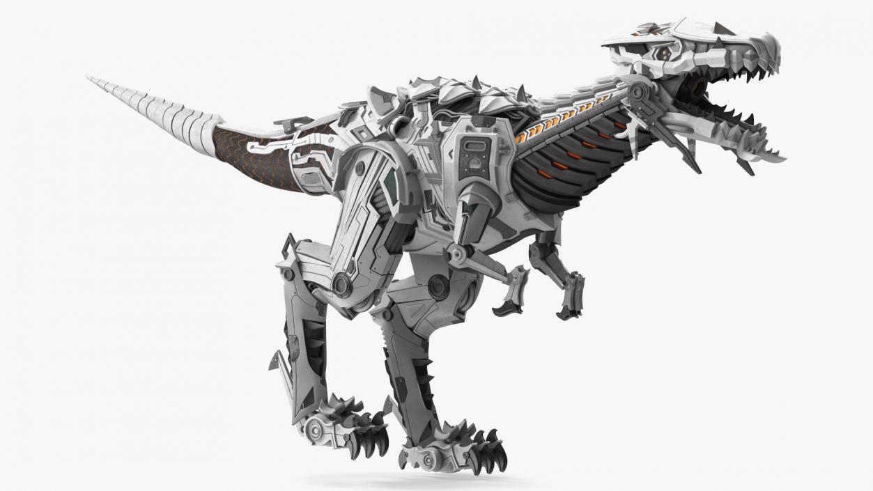 3D Dinosaur Robot Rigged