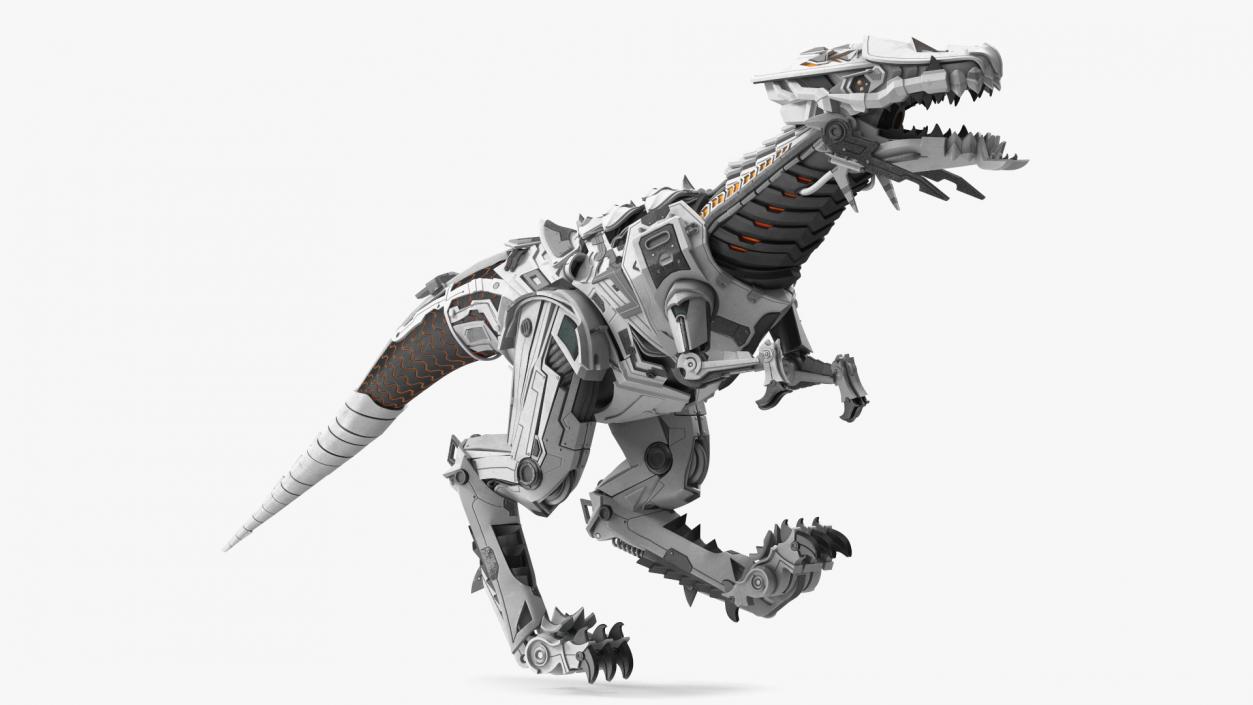 3D Dinosaur Robot Rigged