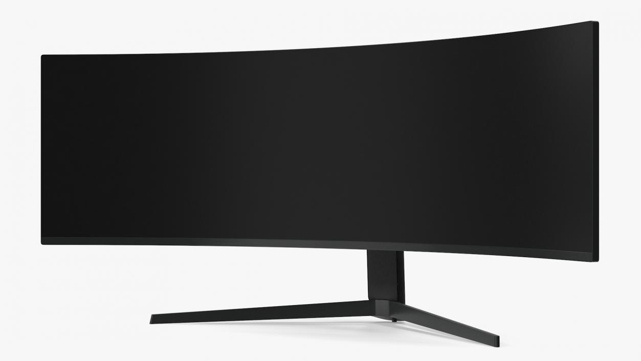 Ultrawide Curved Gaming Monitor OFF Rigged 3D