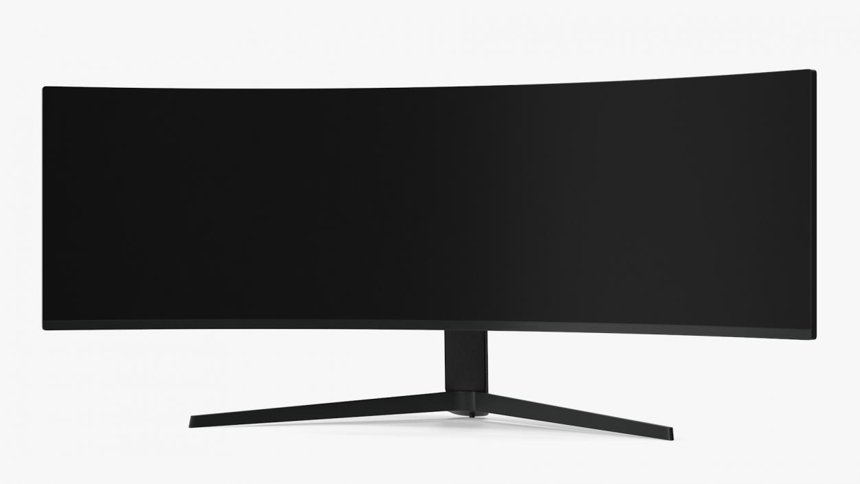 Ultrawide Curved Gaming Monitor OFF Rigged 3D