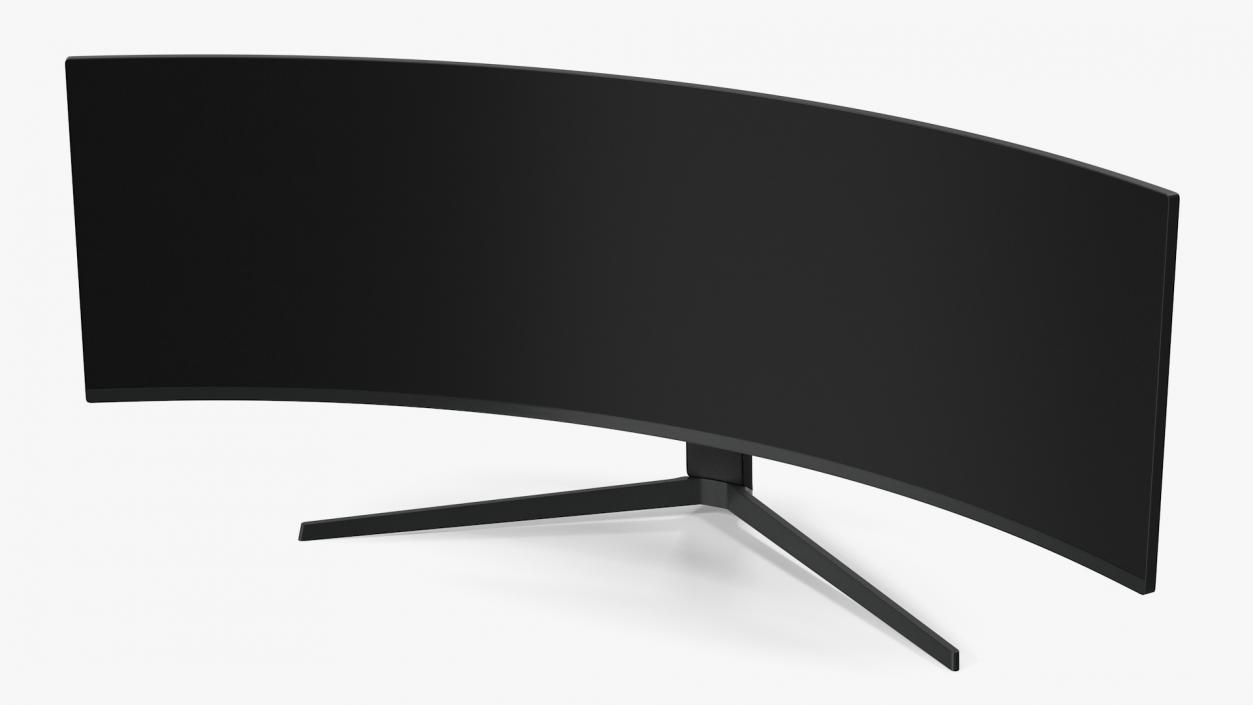 Ultrawide Curved Gaming Monitor OFF Rigged 3D