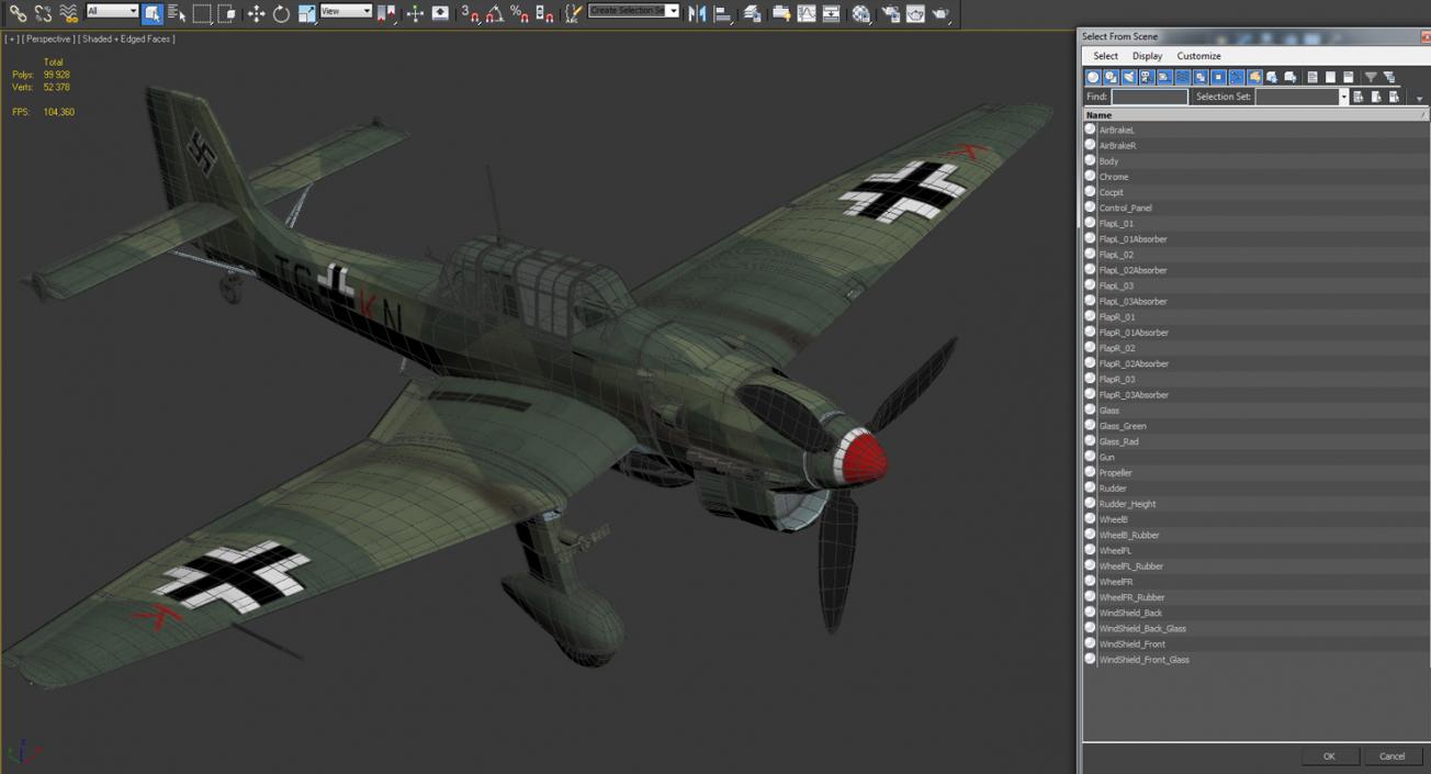 Junkers Ju 87 German Dive Bomber 3D