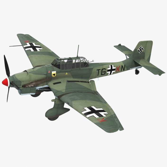 Junkers Ju 87 German Dive Bomber 3D