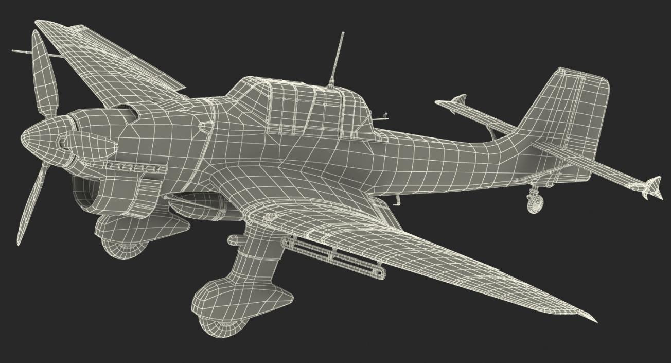 Junkers Ju 87 German Dive Bomber 3D