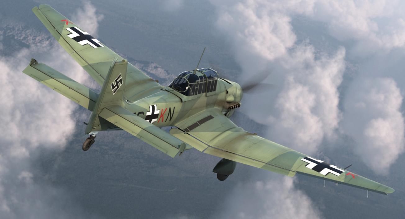 Junkers Ju 87 German Dive Bomber 3D