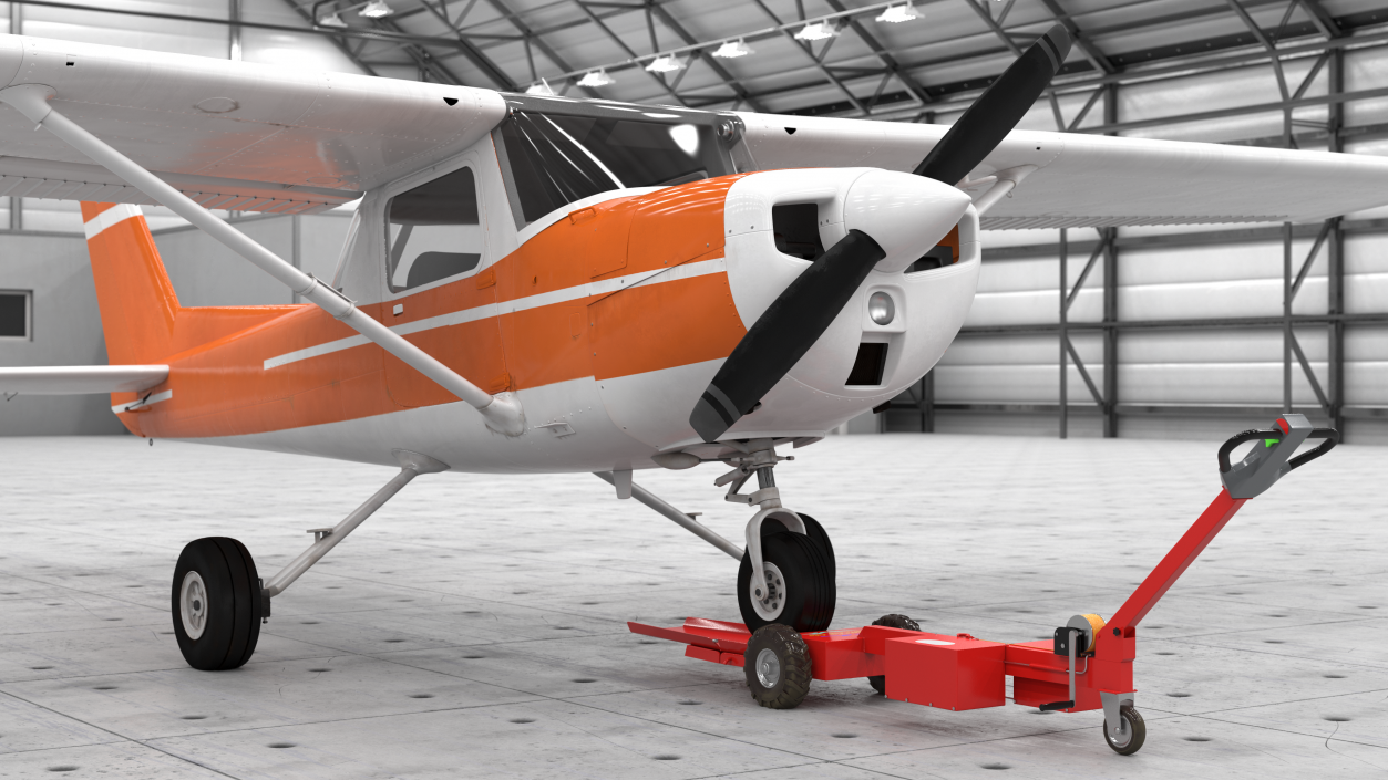 3D Micro Tug AVIO 600W Light Aircraft Towbar