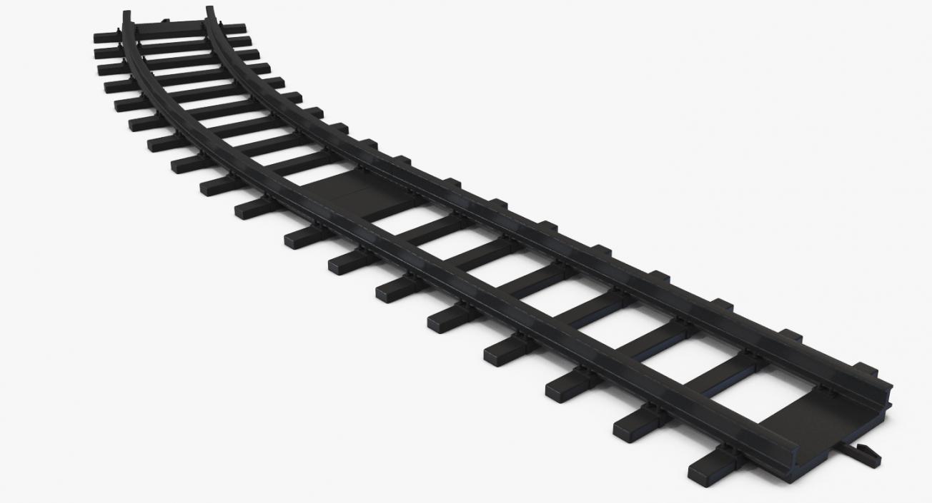 3D Toy Rails 3D Models Set model