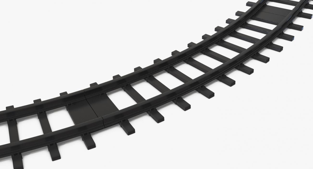 3D Toy Rails 3D Models Set model