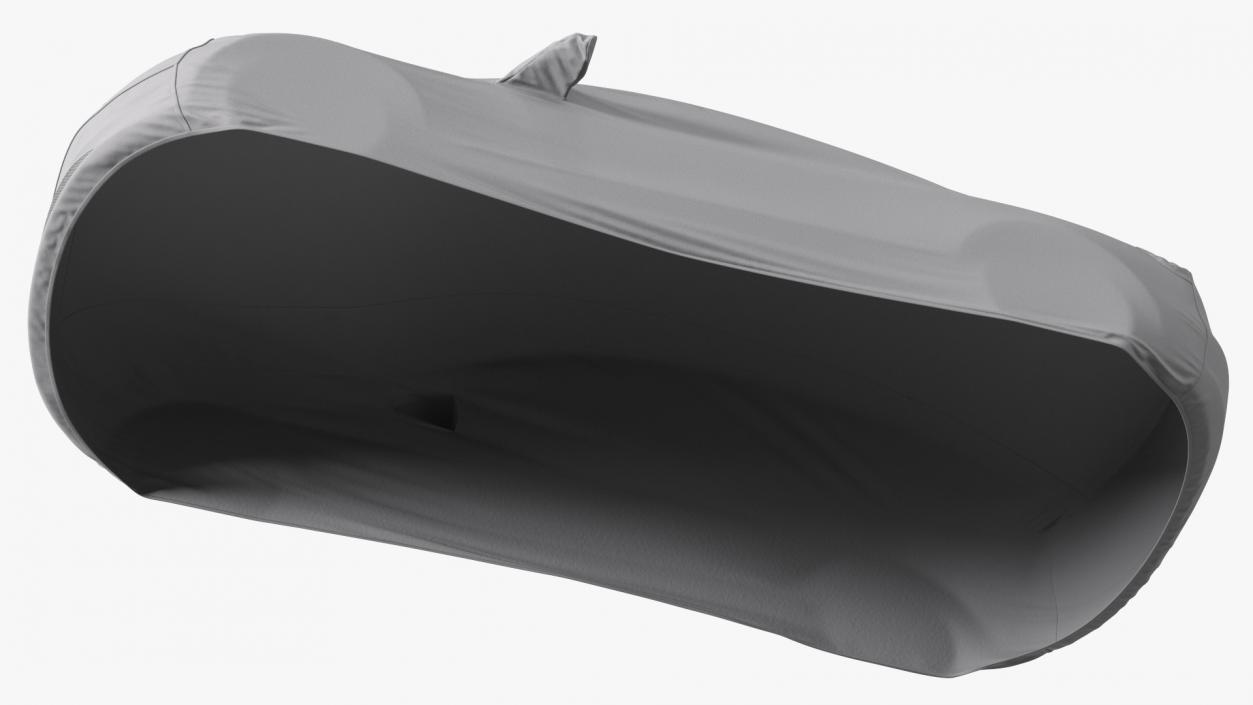 3D model Sedan Car Cover Grey