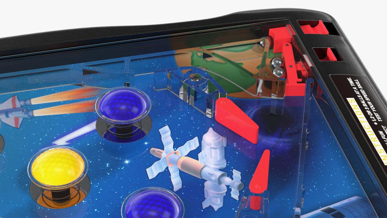 3D Space Mini Pinball Machine