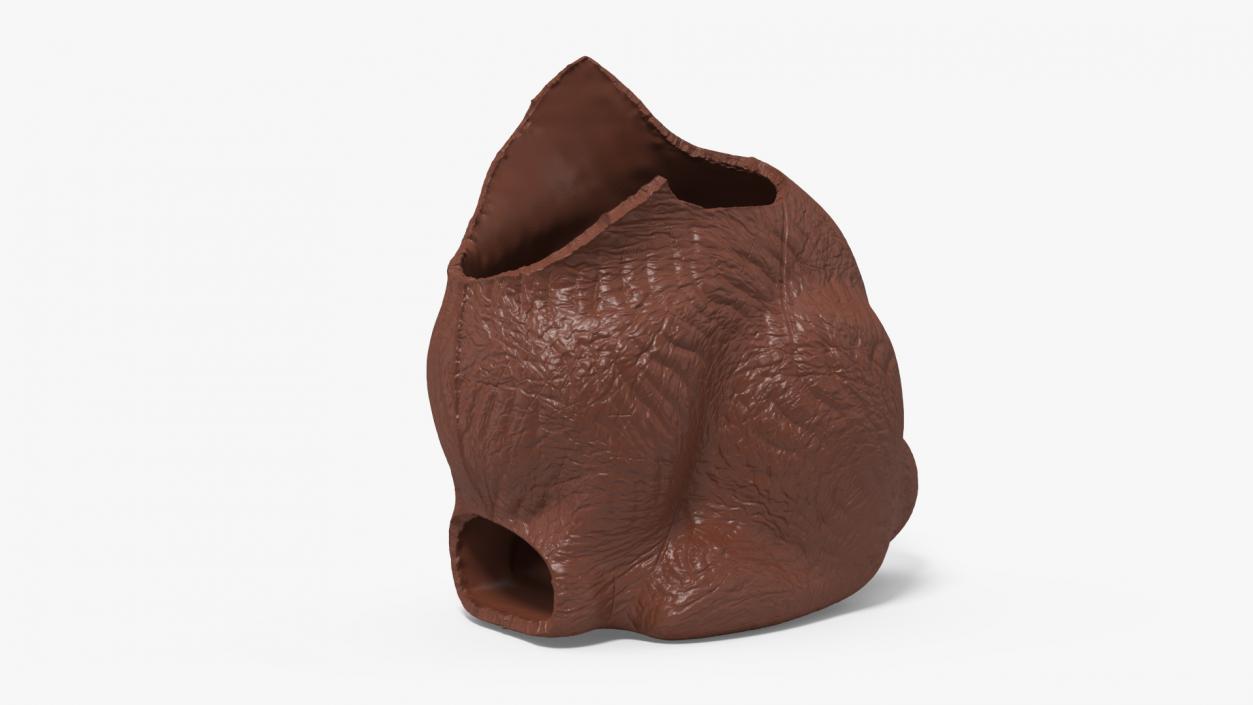 Chocolate Easter Bunny Without a Head 3D