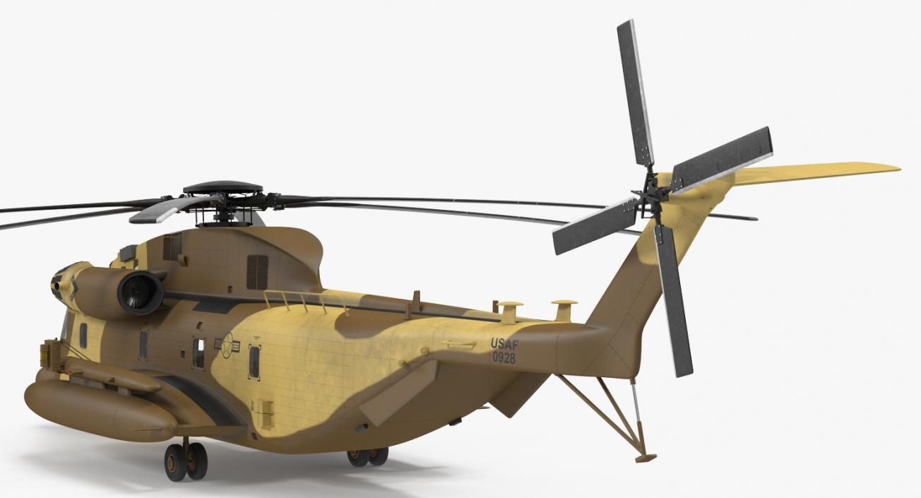 3D Combat Helicopter Sikorsky MH-53 Pave Low