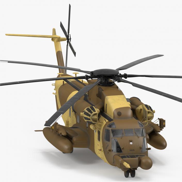 3D Combat Helicopter Sikorsky MH-53 Pave Low