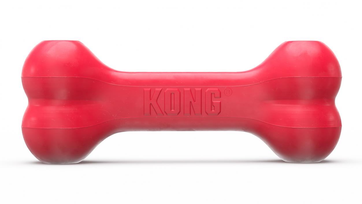 3D KONG Bone Dog Toy Red