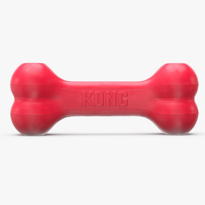 3D KONG Bone Dog Toy Red