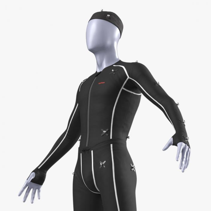 OptiTrack Motion Capture Suit on Mannequin 3D