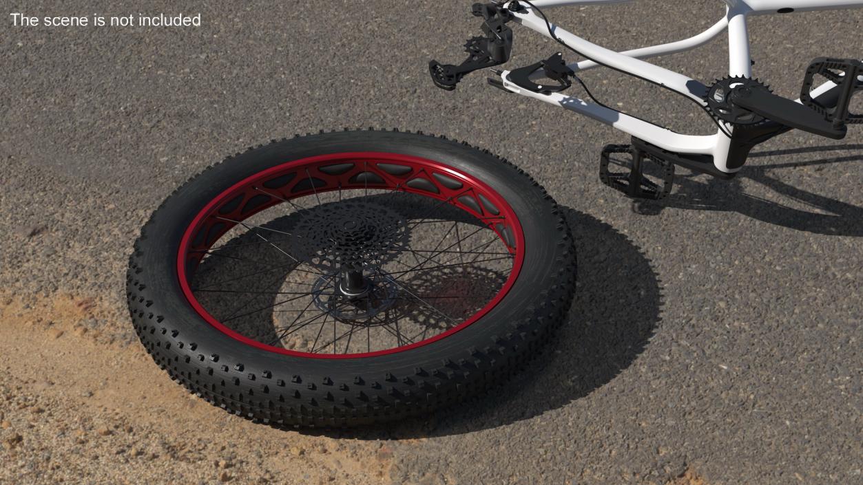 3D Fat Bike Wheel 2