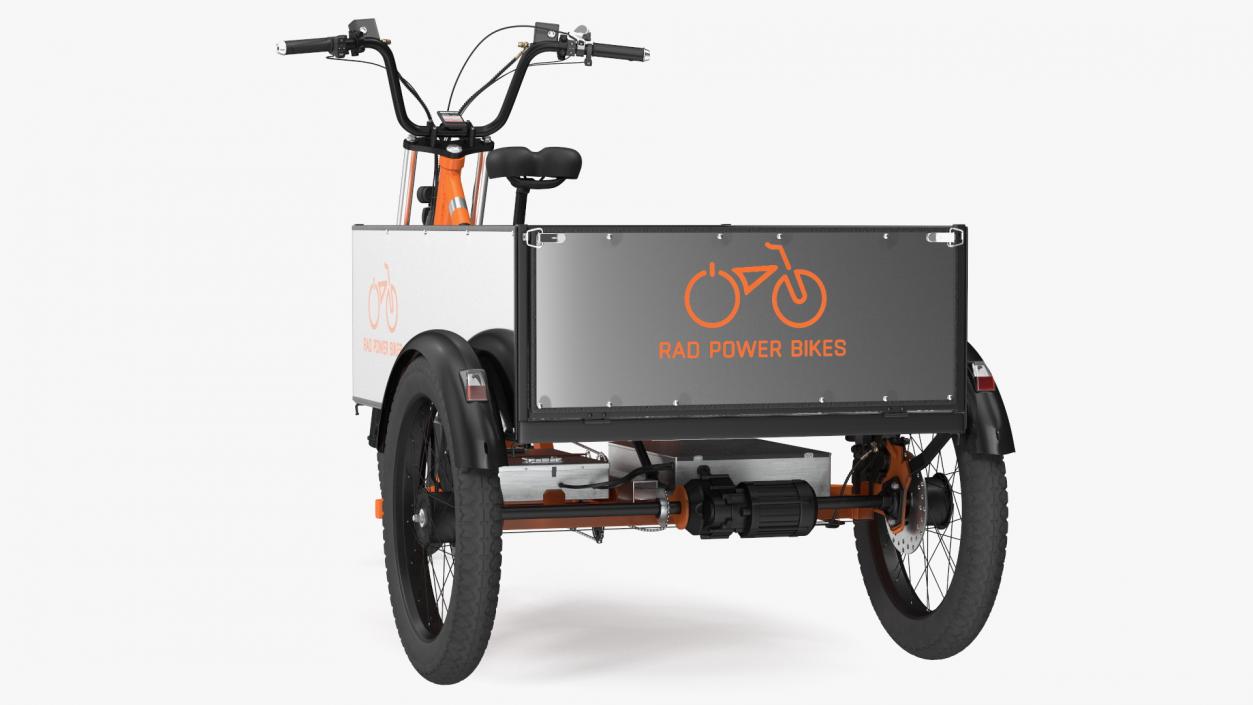 3D Rad Power Bike RadBurro with Truck Bed model