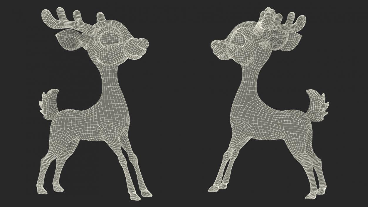 3D Cartoon Noble Deer model