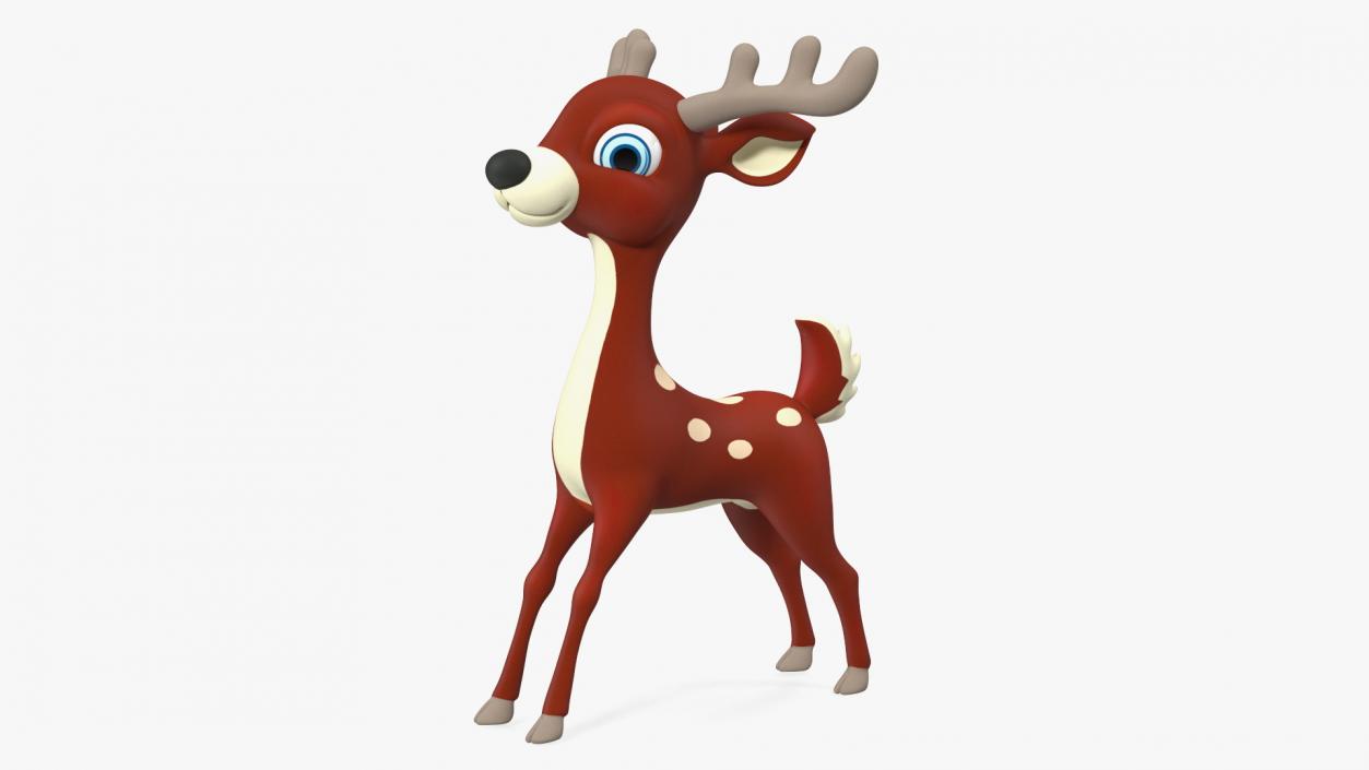 3D Cartoon Noble Deer model