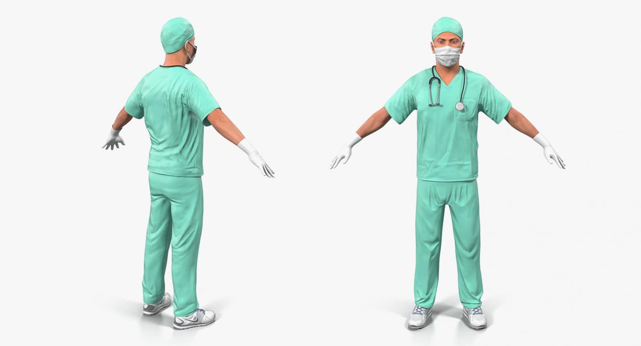 Rigged Doctors 3D Models Collection 2 3D