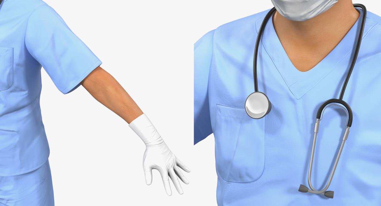 Rigged Doctors 3D Models Collection 2 3D