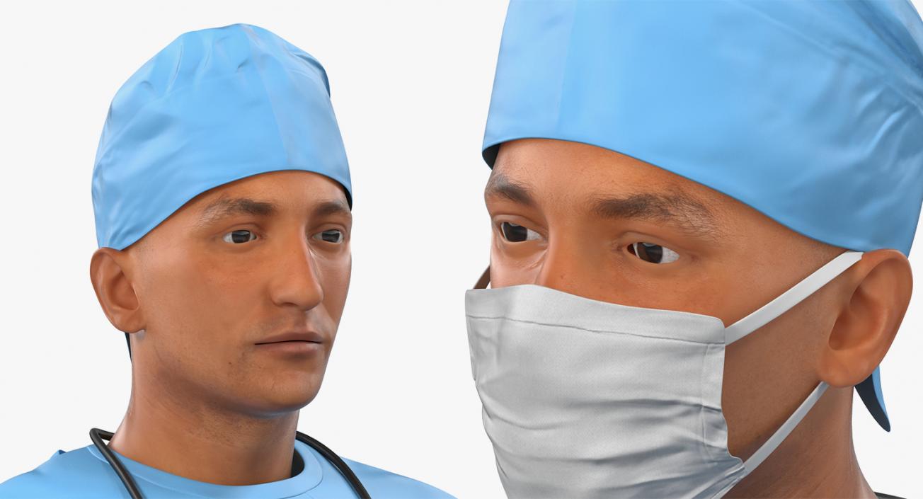 Rigged Doctors 3D Models Collection 2 3D