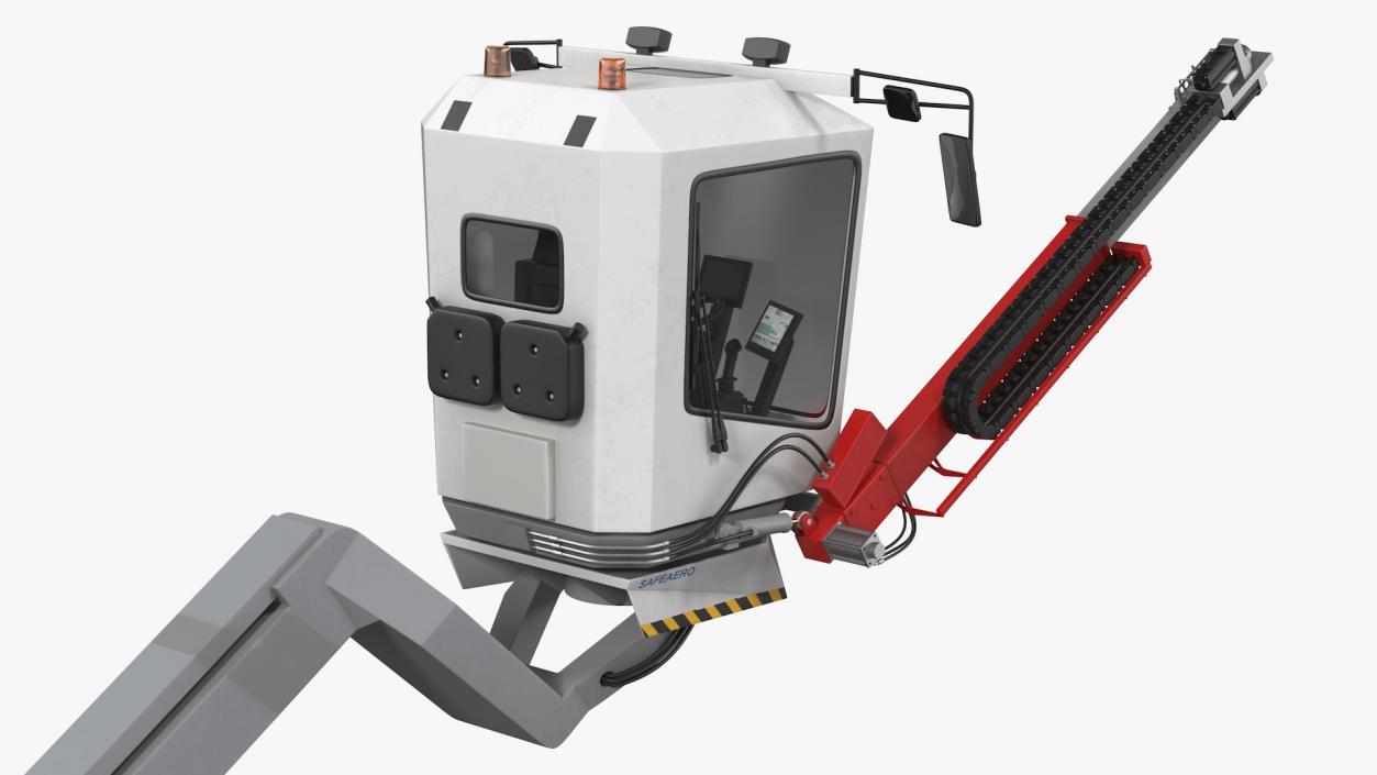 Telescopic Deicer Telehandler 3D model