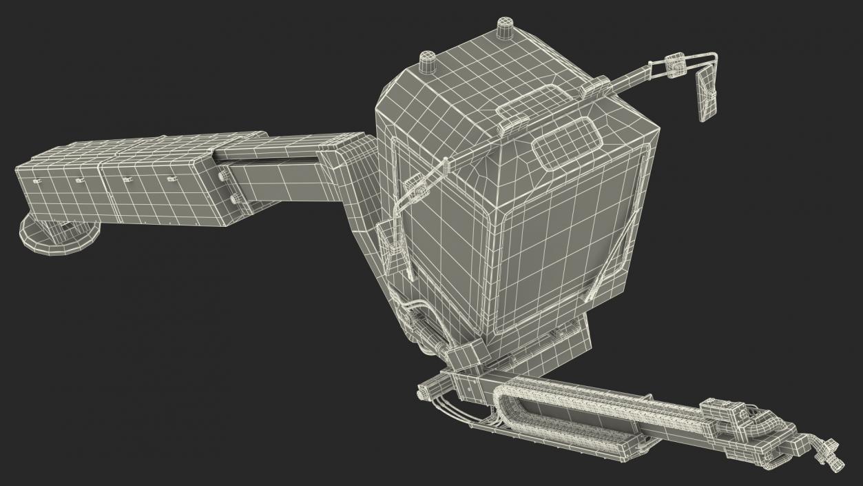 Telescopic Deicer Telehandler 3D model