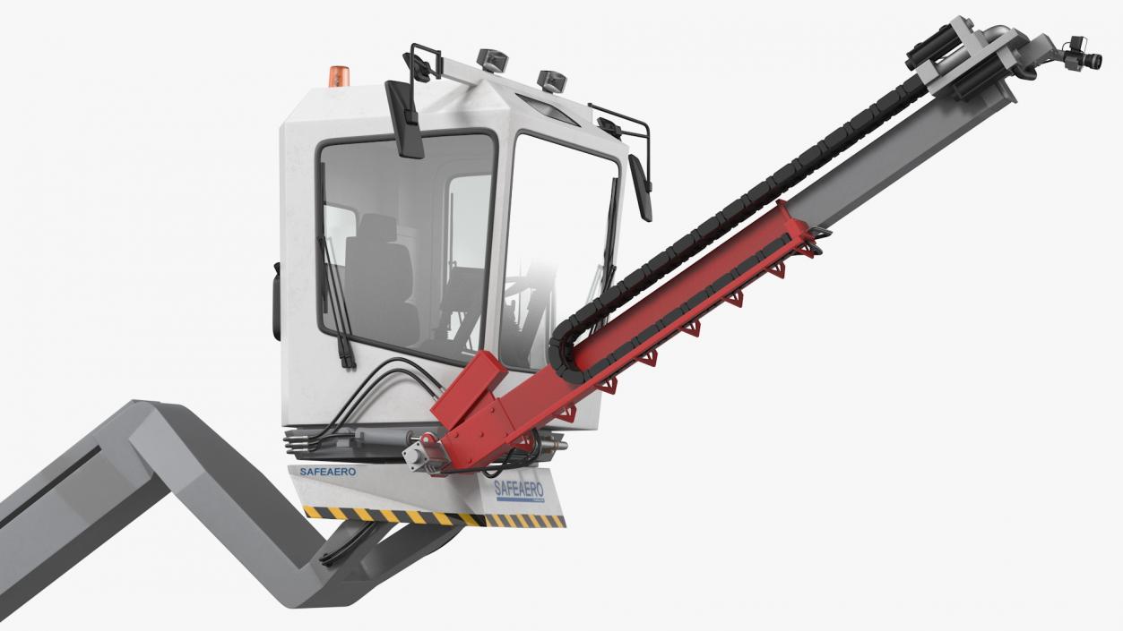 Telescopic Deicer Telehandler 3D model