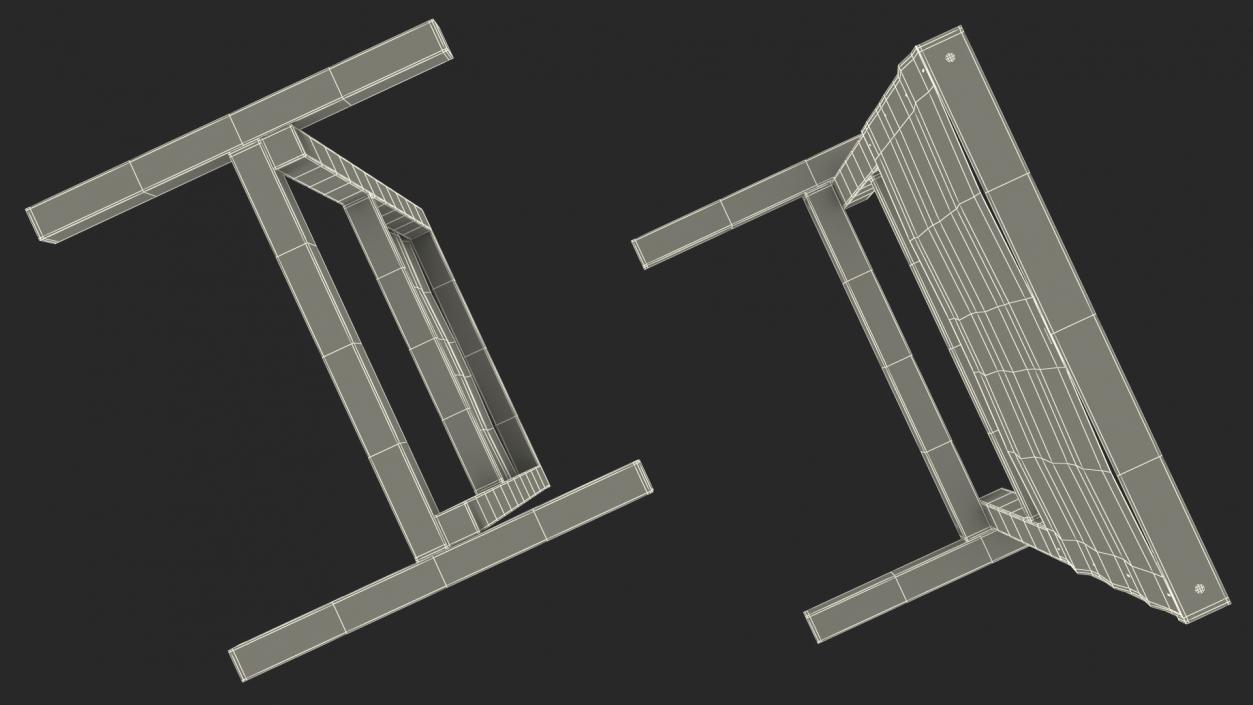 3D model Target Shooting with Silhouette Man