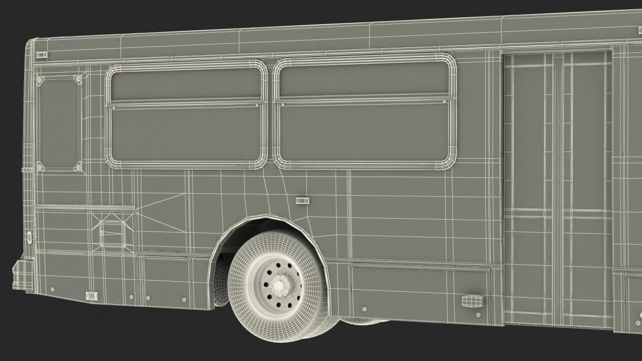 Bus Nabi Model 416 Simple Interior 3D model