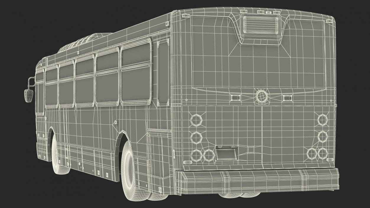 Bus Nabi Model 416 Simple Interior 3D model