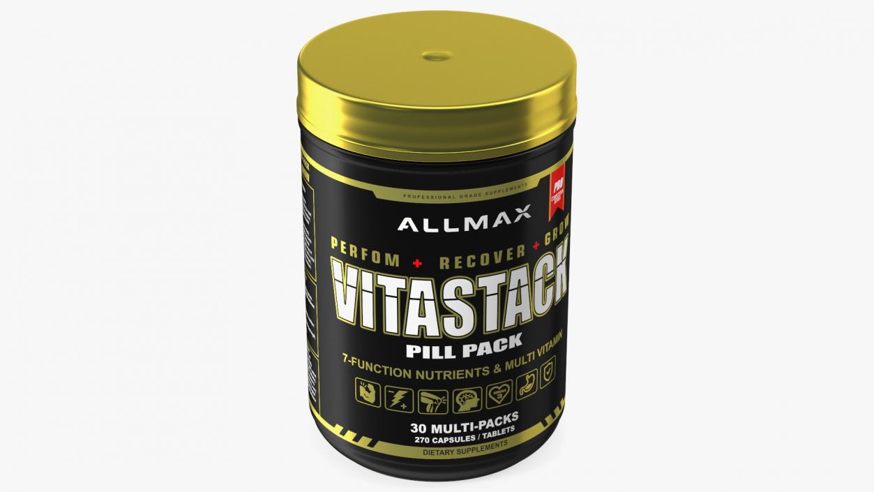 Allmax Nutrition Vitastack Multivitamin 3D model