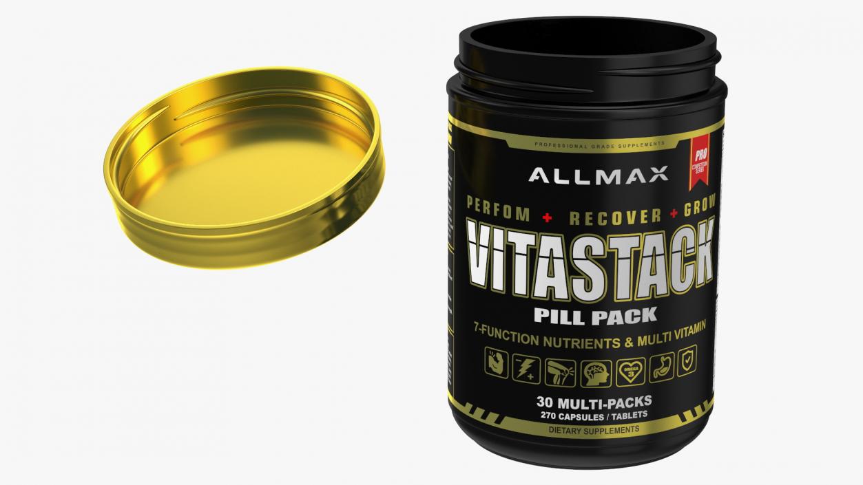 Allmax Nutrition Vitastack Multivitamin 3D model