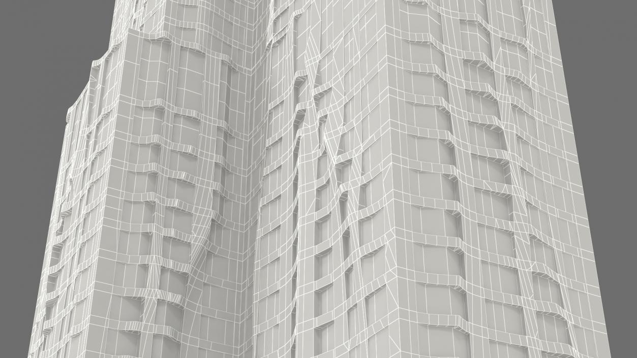 3D New York by Gehry At Night