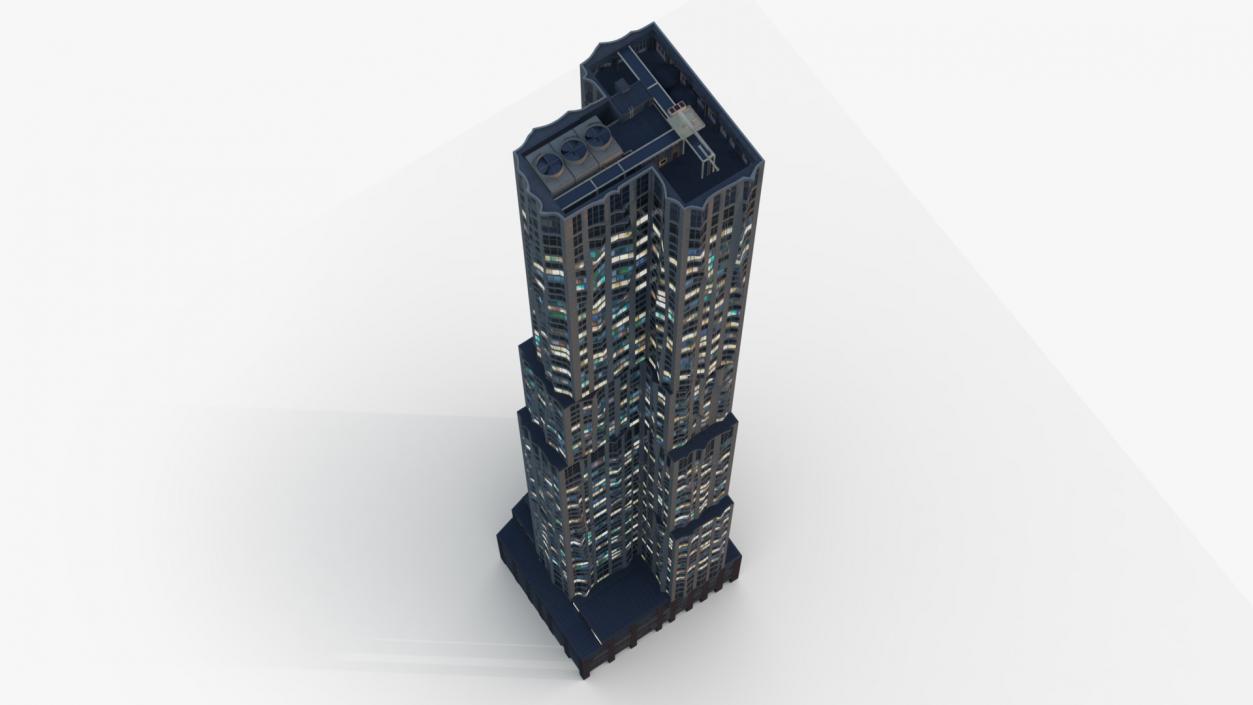 3D New York by Gehry At Night