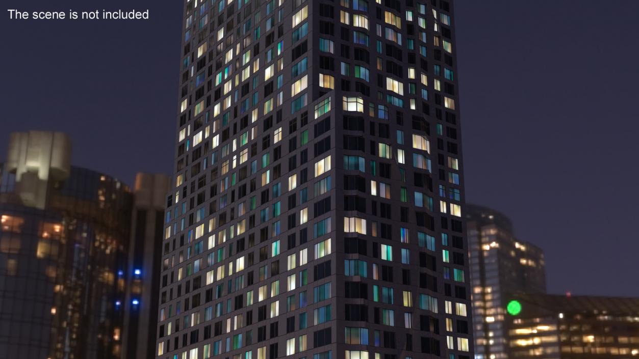 3D New York by Gehry At Night