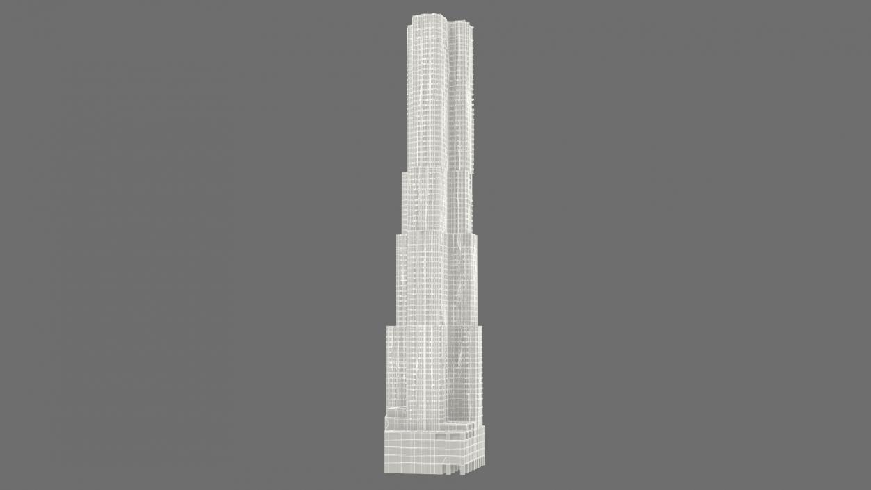 3D New York by Gehry At Night