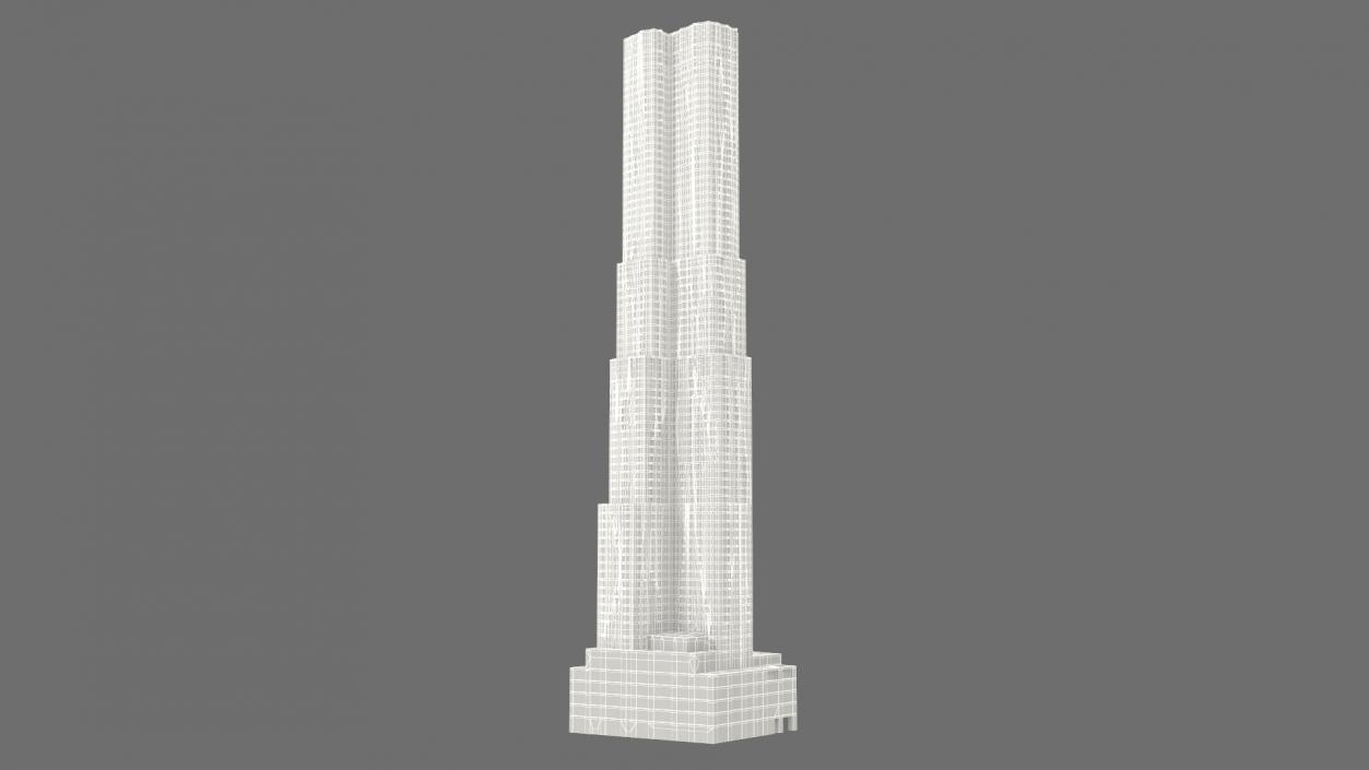 3D New York by Gehry At Night