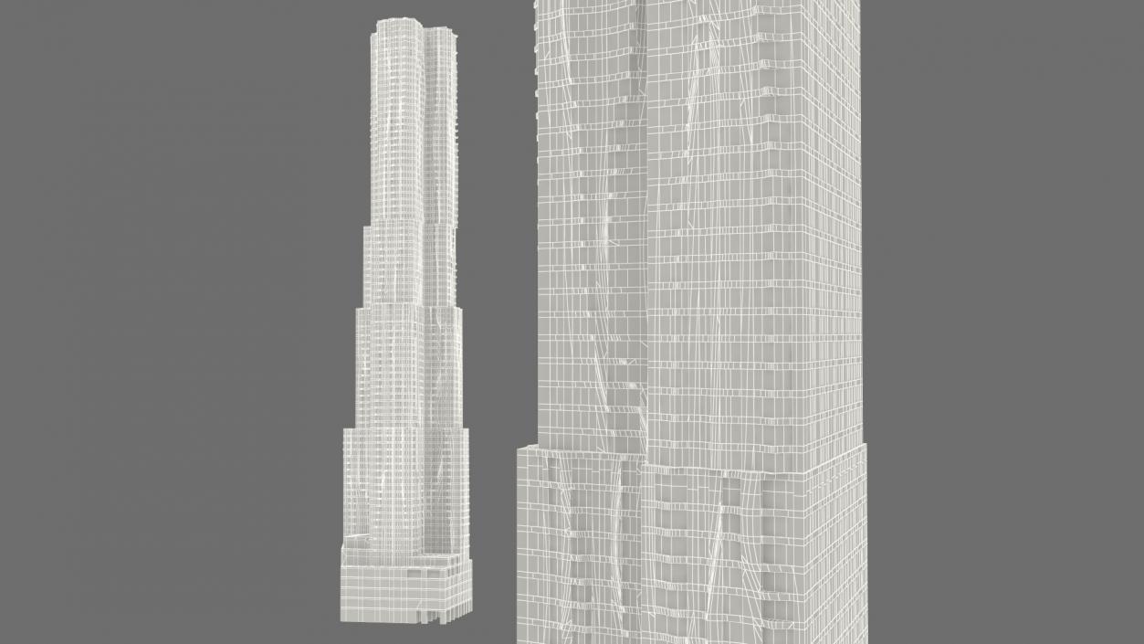 3D New York by Gehry At Night