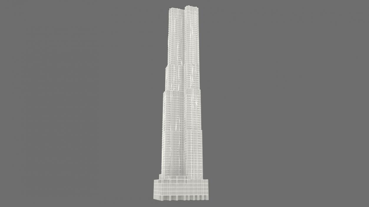 3D New York by Gehry At Night