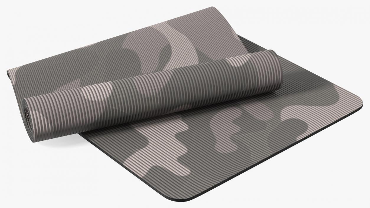 3D model Yoga Mat Folded Camo