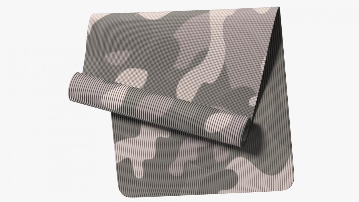 3D model Yoga Mat Folded Camo