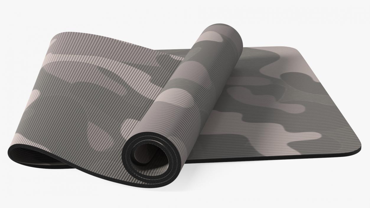 3D model Yoga Mat Folded Camo