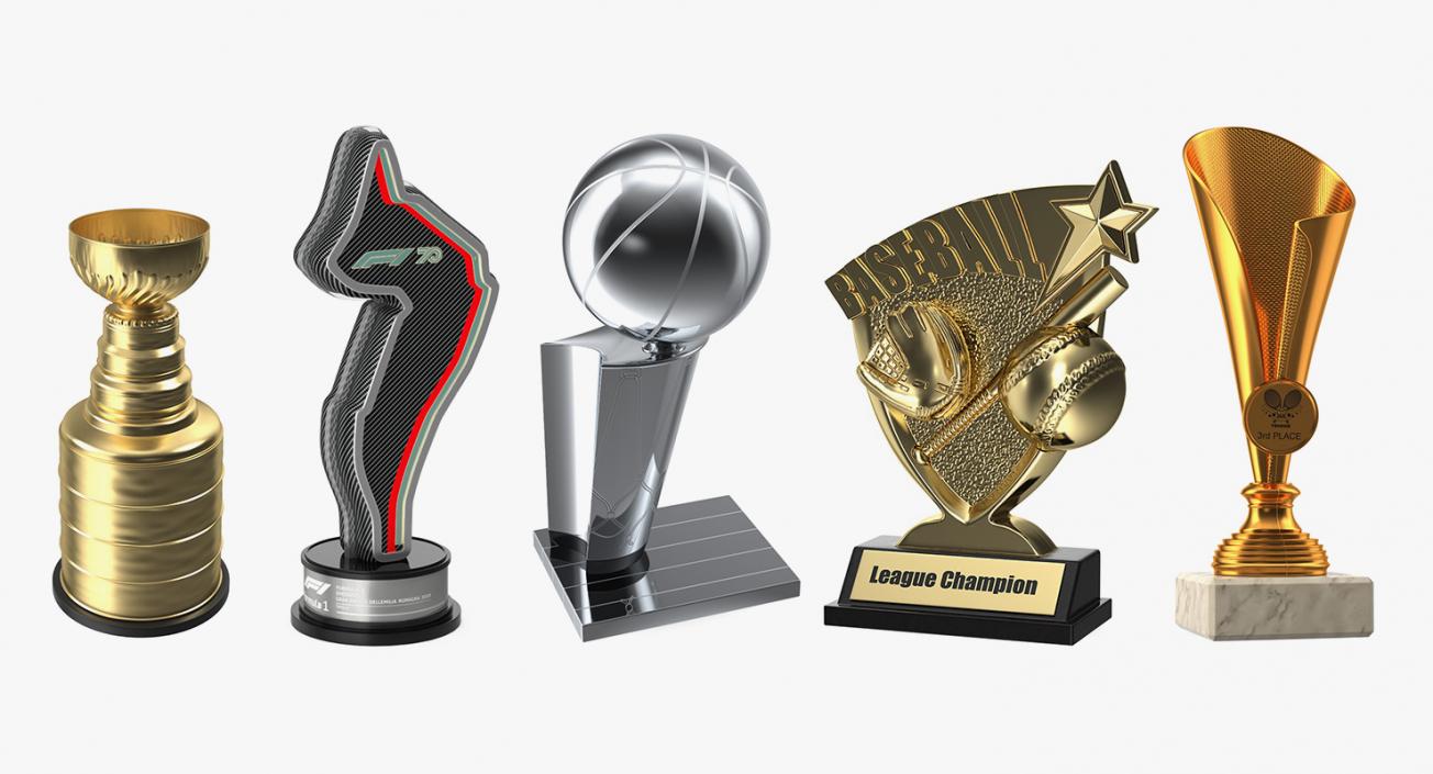 Sport Trophies Collection 6 3D