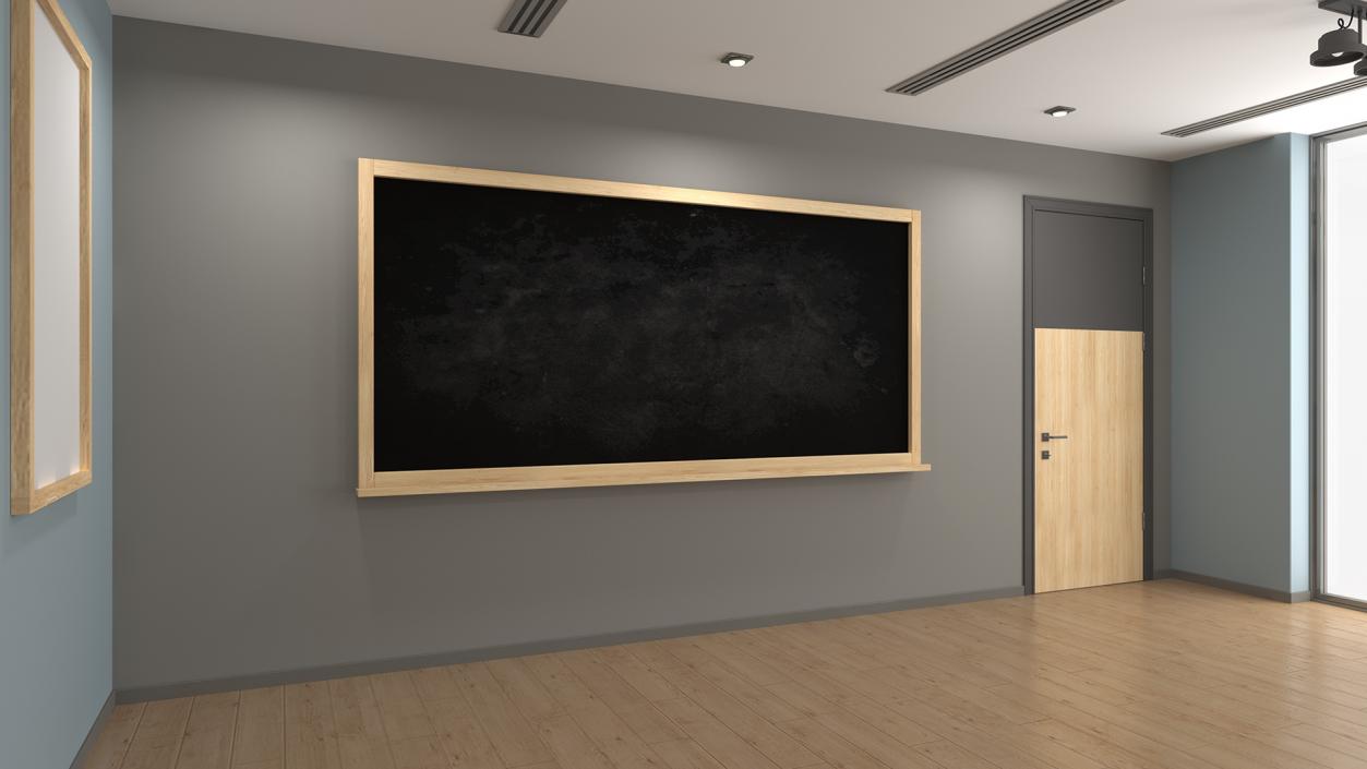 3D Classroom Interior model