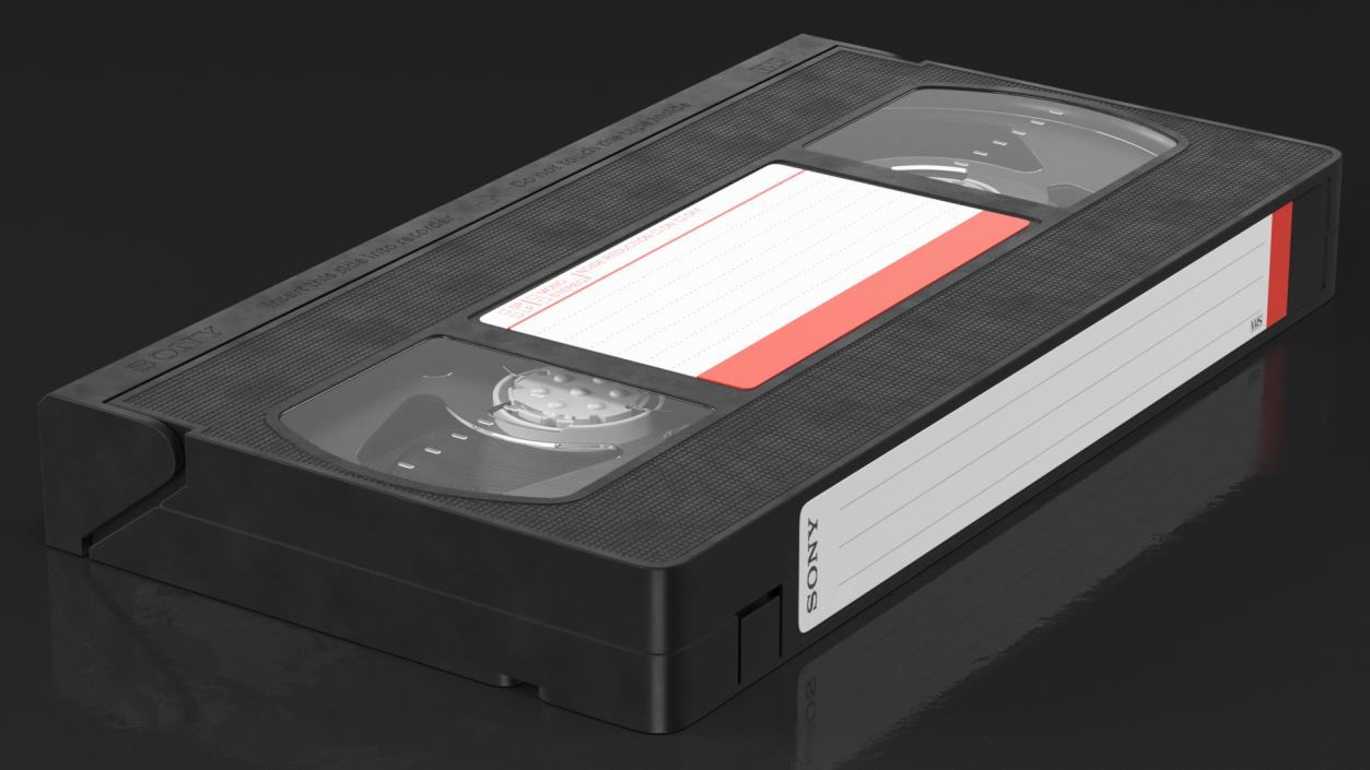 Sony Dynamicron E180 VHS Video Cassette 3D model