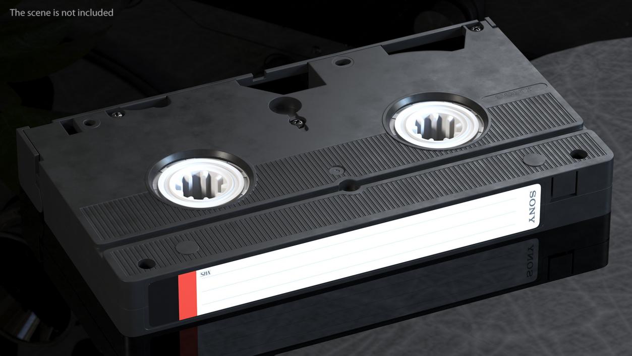 Sony Dynamicron E180 VHS Video Cassette 3D model